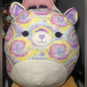 Squishmallow Jonessa the Bear Tie Dye 24” Jumbo Size (NO TAG)